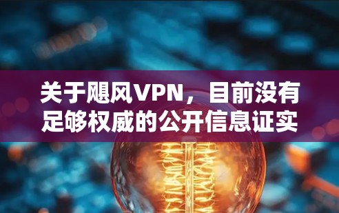 关于飓风VPN，目前没有足够权威的公开信息证实其安全性、合法性或背后的运营方。在中国，所有VPN服务必须获得政府批准才能合法运营，未经授权的VPN使用可能违反相关法律法规
